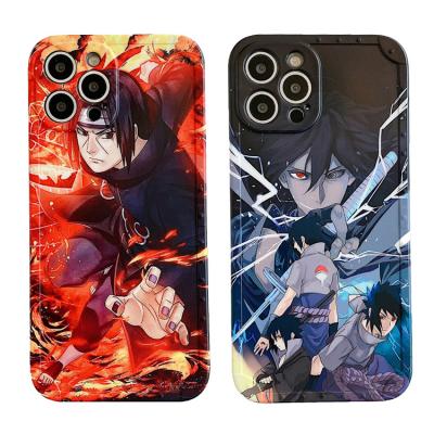 China Shockproof Sasuke Itachi Uchiha Trend Cartoon Phone Case For iPhone 12 pro 11 pro XR Max Max Xs 8 7 Max Plus Soft Back Cover Man IMD Shell for sale