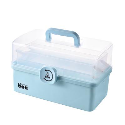 China 3/2 Layer Multifunctional Plastic First Aid Kit Storage Box Household Emergency Kit Box With Handle Medicine Portable Case for sale