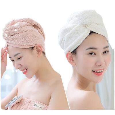 China QUICK DRY Hair Drying Shower Towels Hair Wrap Towels Super Absorbent Microfiber Hair Towel for sale