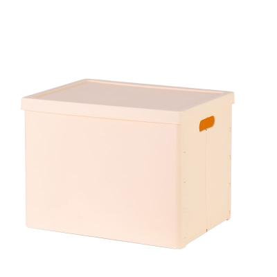 China Viable Portable Folding Storage Basket Storage Container Camping Plastic Folding Box for sale