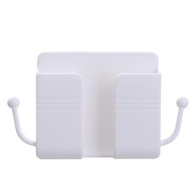 China Hot Sale Anti-Corrosion OEM Nail Free Self Adhesive Wall Mounted Remote Control Mobile Phone Holder Storage Filling Bracket for sale