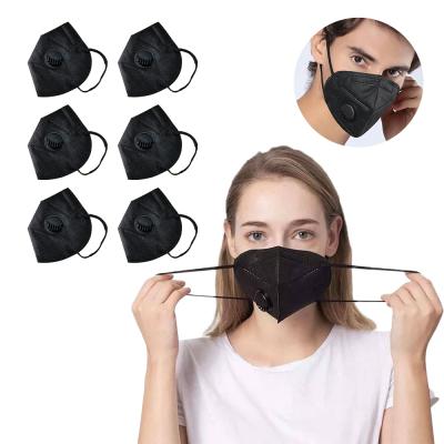 China Comfortable fit kn95 colors personal care medical product face mask waterproof breathable kn95 black kn95 with valve for sale