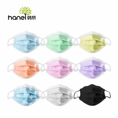 China New Design Earloop And Cartoons Black Disposable Surgical Medical Face Mask for sale