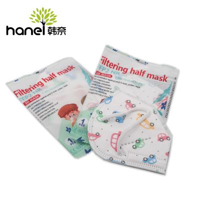 China Breathable Custom Colorful Disposable Mask Children Mask FFP2 Children Kids KN95 Disposable Face Mask for sale