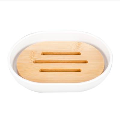 China Make Soap Refine-bam Easy Dry Simple Drying Bathroom Bamboo Shaving Rack Dish Wholesale Tray Wooden Bowl Soap Rack for sale