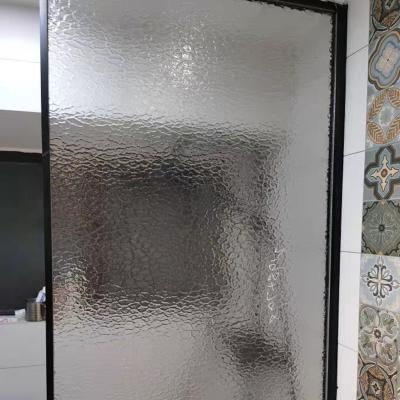 China Decorative Clear Spot Light Living Room 10mm Moru Pattern Glass For Bathroom Screen for sale