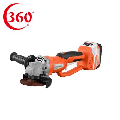 China Portable Professional Brushless Cordless Angle Grinder Machine Tools 20V With 3.0/4.0/6.0Ah Lithium Ion Battery for sale