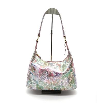 China Guangzhou summer body cross shoulder bags women shoulder bags women handbag large ladies real leather floral print female wholesale shade for sale