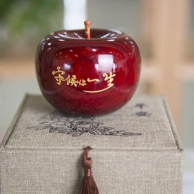 China China Manufacturers Beauty Wood Apple Fruit Fruit Craft Decoration Wood Apple Fruit Wholesale for sale