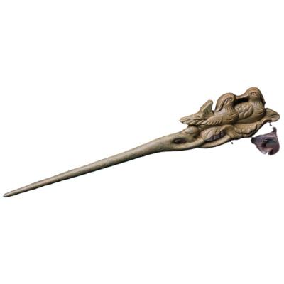 China /Durable Retro High Quality Sandalwood Hairpin Customized By Wholesale Environmentally Friendly Chinese Style Wooden Jewelry Hairpin, Gift Hairpin for sale