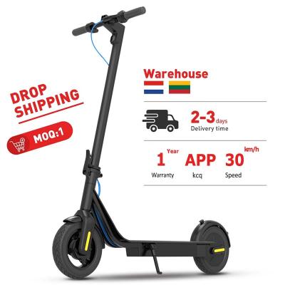 China Unisex Fast Delivery 10 Inch Max Scooter Eu Warehouse 2 Wheels Electric Folding Scooter For Adults Fast for sale