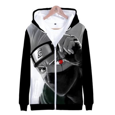 China Custom Logo Print Polyester Anime Hoodie Men Streetwear Sweatshirt Fashion Design Breathable Rap Apparel for sale