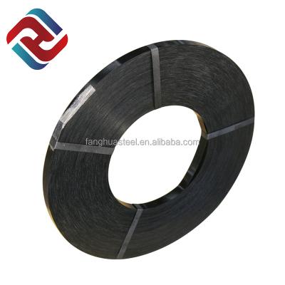 China Manual Wrapping Strap in Real Painting Painted Steel Strapping Tape Roll Steel Strapping for sale