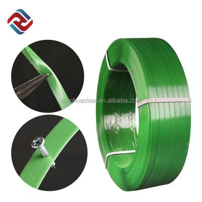 China Machine Packing Custom PET Packing Strapping Plastic Strap Band for sale