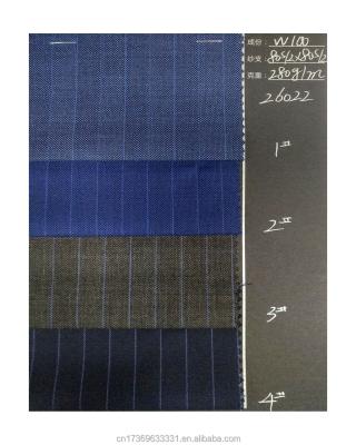 China Stain Resistant Quality Garment Fabric 100% Wool Suitable For Suits And Jackets Suits Pants for sale