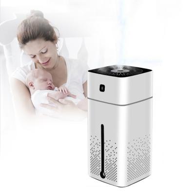 China Portable Jet Humidification 1000ml Large Capacity Desktop Air Humidifier USB Timed Air Diffuse Humidifier for sale