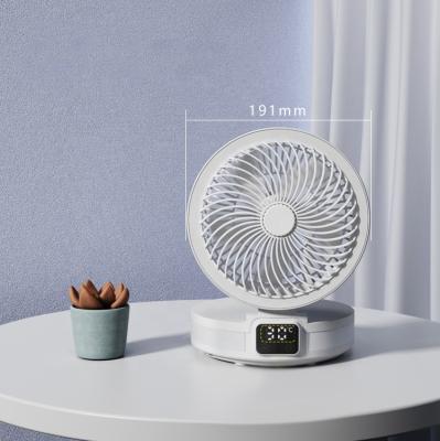 China Low Noise /Simple & Stylish Portable Electronic Door Fan Foldable USB Rechargeable Outlet Fan With Lightweight Mini Electronic Fan for sale