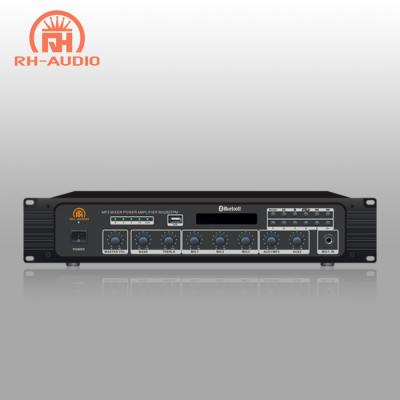 China RH-AUDIO Short Circuit PA System 100V Amplifier With MP3 BT for sale