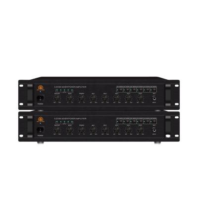 China For background music/paging and public address system facilities RH-AUDIO mixer amplifier used in multi-zone audio system for hotel room BGM for sale