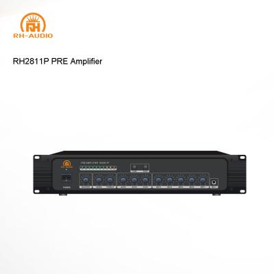 China Integrated CHIME & SIREN tunes RH-AUDIO pre public address amplifier with built in chime and siren circuit for sale