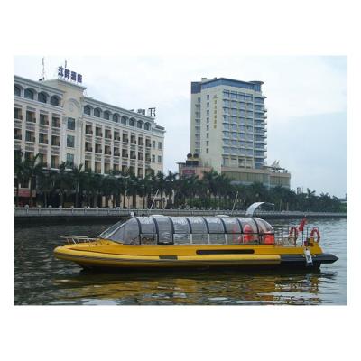 China Fiberglass 11.5M Fiberglass Passenger Ferry Boat For Sale Passenger Boat Water Bus for sale