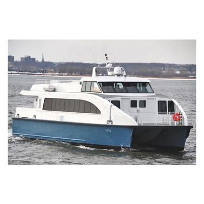 China 100PAX Transport Passenger Ferry Boat For Sale Steel Catamaran For Transport Water Bus For Sightseeing Tour for sale