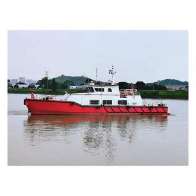 China 27m Fire Fighting Boat For Firefighting Steel Boat For Coastal Cruising Aluminum Boat For Army Military Police for sale