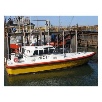 China Pilot 16m fiberglass boat for sale harbor boat for pilot used volvo motor ambulance boat for sale