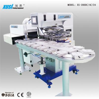 China Stationery non-standard automatic 4 color UV protection rotary printing machine for cheap price XS-200DC/4C/24 for sale