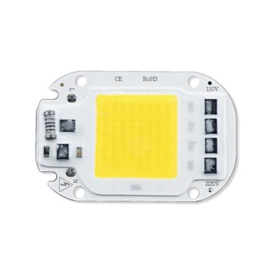 China Outdoor High Beightness LED Beads 50W LED COB Lmap Cold White White Chip For Square Garden Garage Park Lighting for sale