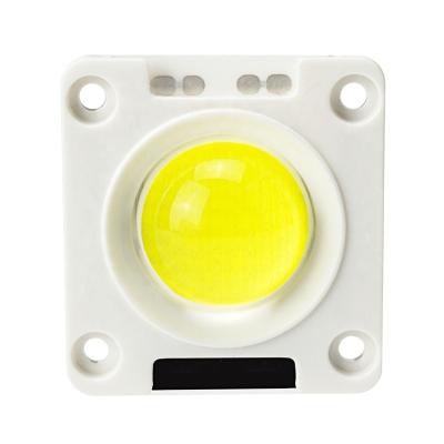 China AC220V Outdoor High Beightness LED Substrate Silica Gel Driverless Ceramic Lens Led COB Chip for sale