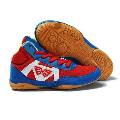 China Rubber Breathable Boxing Shoes For Kids Boxing Boots For Boys And Girls for sale