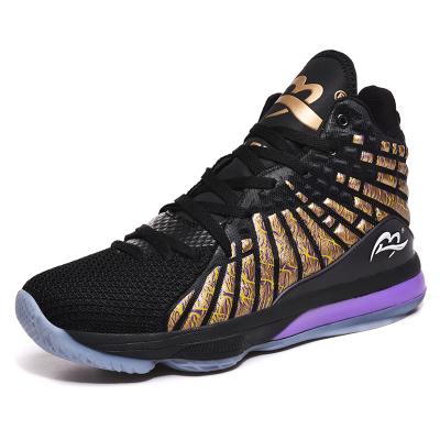 China Wholesale High Activ Sneaker Shoes Men/Women Basketball Shoes High Top e Anti-slip Rubber Breathable Durable Sports Shoe for sale