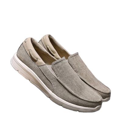 China Latest Design Lightweight Online Wholesale Canvas Leisure Breathable Slip On Men's Style Casual Walking Shoes for sale