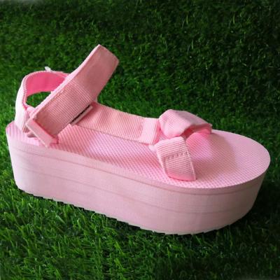 China Wholesale fashion trend weshine platform women fashion sandals ladies summer anti slippery eva sandals in big size US5-11 for sale