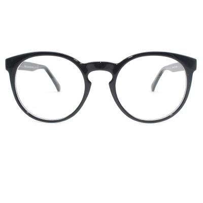 China New Fashion CP Injection Eyewear High Quality Colorful Optical Frames Big Size Round Glasses for sale