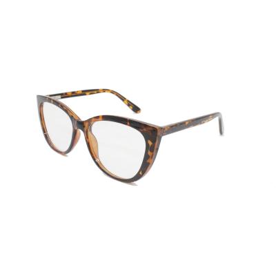 China Fashion High Quality Optical Eyewear Cheap Plastic Cat Eye Crystal Frame Glasses for sale