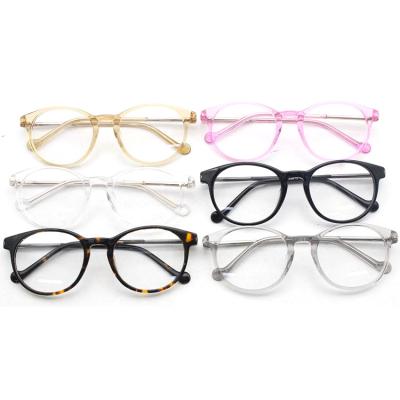 China High Quality Fashion Glasses Acetate Eyewear Round Optical Glasses for sale