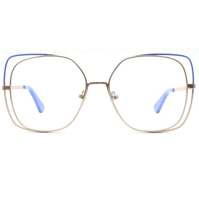 China Fashion Special Design Plating Metal Two Tone Optical Glasses And Acetate Frames for sale