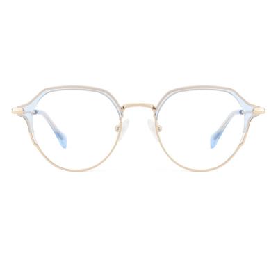 China Wholesale Custom Vintage Metal Frame Eyewear Women Oversized Glasses for sale