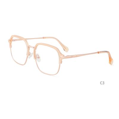 China Cheap Vintage High Quality Vintage Metal Glasses Frame For Men Women for sale