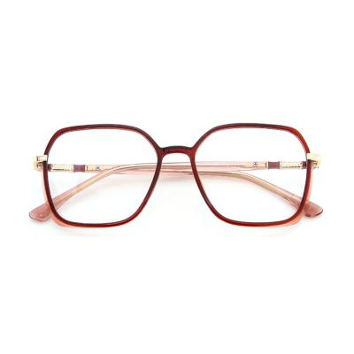 China High Quality Eye Glass Frame Tr90 Polygon Big Eyeglass Men Women High Quality for sale