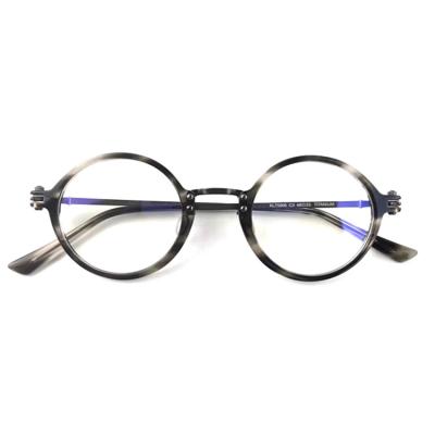 China Vintage High Quality Round Optical Glasses Titanium Premium Quality Eye Wear Retro Glasses for sale