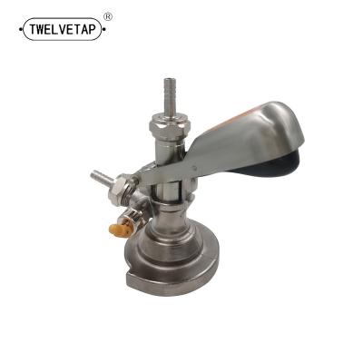 China New TWELVETAP Bar A Coupler Keg Dispenser Beer Keg Dispenser with Safety Release Valve for sale