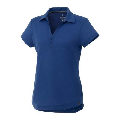 China Amos Eco Polyester Short Sleeve Ladies Polo Shirt Customized byride for sale