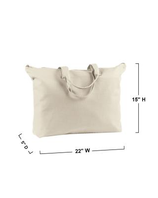 China Custom Loose Single Shoulder Handled Casual Style With Soft Durable Handle Ziplock Folding Organic Cotton Canvas Tote Bag for sale