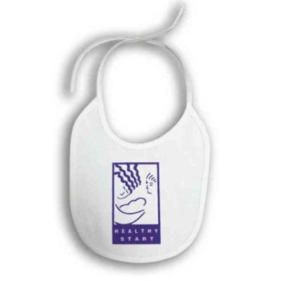 China Washable Custom Design Muslin Infant Baby Bibs Cotton Infant Bibs With Logo Printed for sale