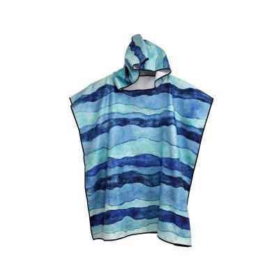 China Cotton Kid Safe Beach Sand High Tide Free Kids Beach Poncho Waterproof Quickdry for sale