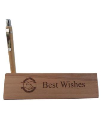 China Freely Selectable Matching Corporate Gift Set Best Wishes Pen With Wooden Box for sale