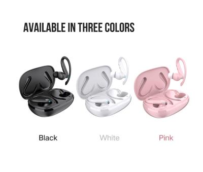 China In-ear Good Quality Christmas Gift Universal Mobile Earhook TWS Earbuds Music Fashion Handsfree Wireless Bluetooth Earphone for sale